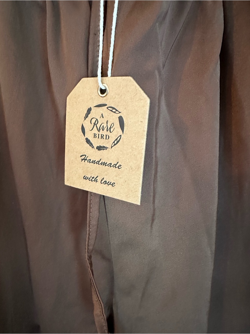 A Rare Bird Boho Ruffle Wide-Leg Pants in Brown — Women's - Picture 3 of 9